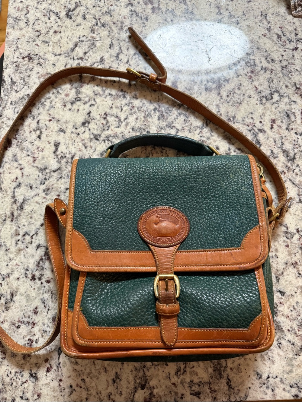 Vintage Dooney & Bourke green bag